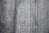 Exquisite Rugs Metro Velvet Hand Knotted Wool/Viscose in 3060 Blue 10' x 14' Area Rug