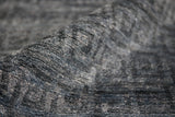 Exquisite Rugs Metro Velvet Hand Knotted Wool/Viscose in 3060 Blue 10' x 14' Area Rug