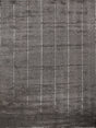 Exquisite Rugs Greek Key Hand Knotted Wool/Viscose in 3050 Dark Gray 8' x 10' Area Rug