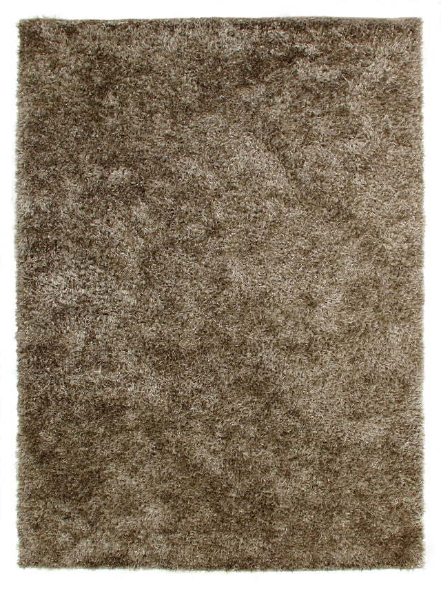 Exquisite Rugs Viscose Shaggy Shag Viscose in 3105 Beige 8' x 11' Area Rug