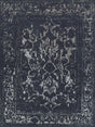 Exquisite Rugs Terras Hand Knotted Wool/Bamboo Silk in 3131 Navy/Silver 12' x 15' Area Rug