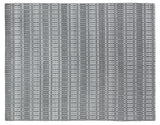 Exquisite Rugs Provident Hand Loomed Wool/Bamboo Silk in 3139 Dark Gray 9' x 12' Area Rug