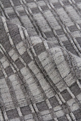 Exquisite Rugs Provident Hand Loomed Wool/Bamboo Silk in 3139 Dark Gray 9' x 12' Area Rug