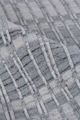 Exquisite Rugs Provident Hand Loomed Wool/Bamboo Silk in 3140 Silver 6' x 9' Area Rug