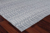 Exquisite Rugs Provident Hand Loomed Wool/Bamboo Silk in 3140 Silver 6' x 9' Area Rug