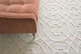 Exquisite Rugs Windsor Hand-loomed Wool/Bamboo Silk 3153 Linen/Beige 4' x 6' Area Rug