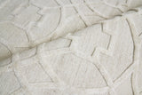 Exquisite Rugs Windsor Hand-loomed Wool/Bamboo Silk 3153 Linen/Beige 4' x 6' Area Rug
