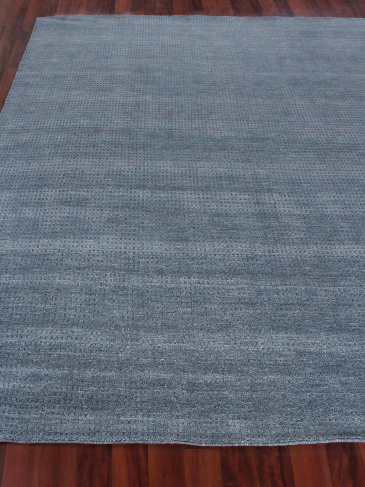 Exquisite Rugs New Zealand Wool Hand Loomed New Zealand Wool in 3156 Denim Blue 12' x 15' Area Rug
