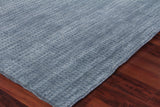 Exquisite Rugs New Zealand Wool Hand Loomed New Zealand Wool in 3156 Denim Blue 12' x 15' Area Rug