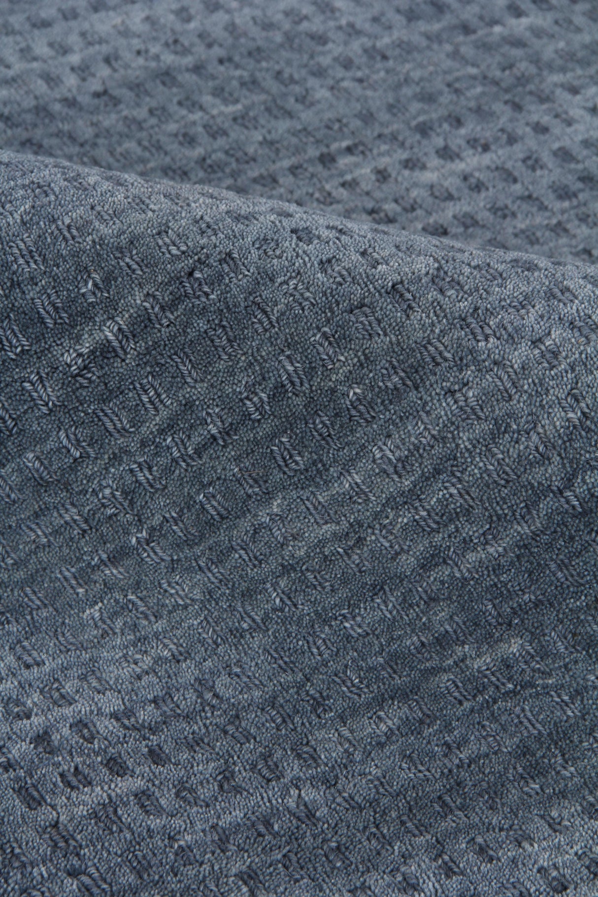 Exquisite Rugs New Zealand Wool Hand Loomed New Zealand Wool in 3156 Denim Blue 12' x 15' Area Rug