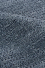 Exquisite Rugs New Zealand Wool Hand Loomed New Zealand Wool in 3156 Denim Blue 12' x 15' Area Rug