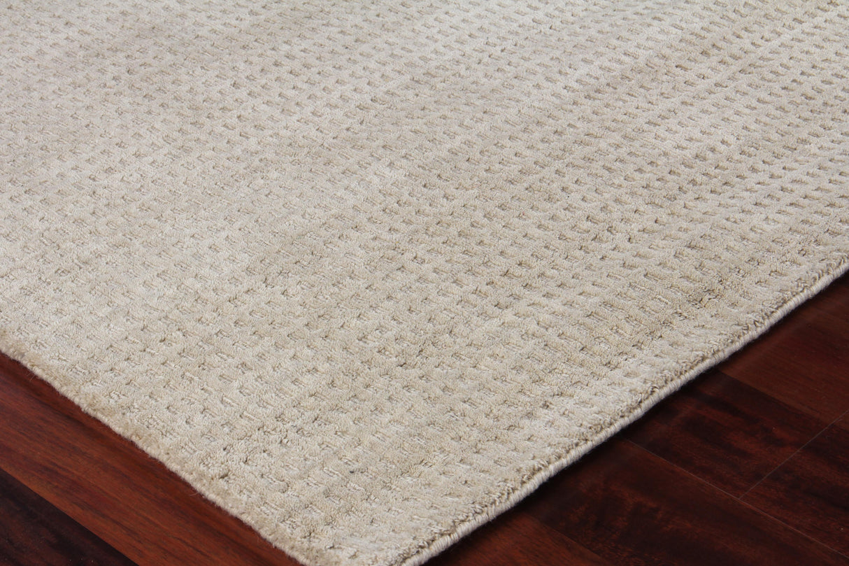 Exquisite Rugs New Zealand Wool Hand Loomed New Zealand Wool in 3158 Ivory 8' x 10' Area Rug