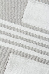Exquisite Rugs Metro Velvet Hand Knotted Wool/Viscose in 3201 Ivory 9' x 12' Area Rug