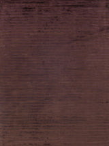 Exquisite Rugs High Low Hand Loomed Viscose in 3229 Chocolate 8' x 10' Area Rug
