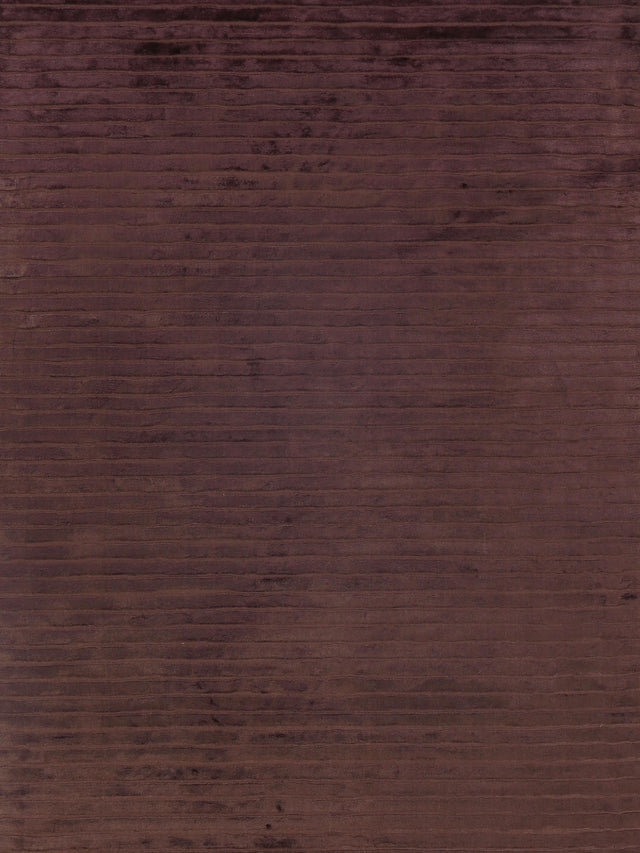 Exquisite Rugs High Low Hand Loomed Viscose in 3229 Chocolate 8' x 10' Area Rug