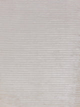 Exquisite Rugs High Low Hand Loomed Viscose in 3230 White 4' x 6' Area Rug