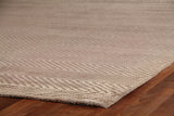 Exquisite Rugs Honeycomb Hand Loomed Viscose in 3269 Khaki 6' x 9' Area Rug
