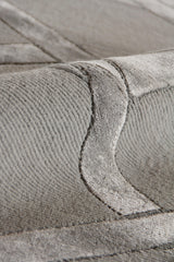 Exquisite Rugs Metro Velvet Hand Knotted Wool/Viscose in 3296 Dark Taupe 9' x 12' Area Rug