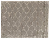 Exquisite Rugs Metro Velvet Hand Knotted Wool/Viscose in 3297 Beige 6' x 9' Area Rug