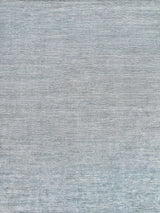 Exquisite Rugs Crush Hand Knotted Bamboo Silk in 3299 Aqua/Dark Aqua 9' x 12' Area Rug