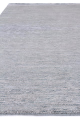 Exquisite Rugs Crush Hand Knotted Bamboo Silk in 3299 Aqua/Dark Aqua 9' x 12' Area Rug