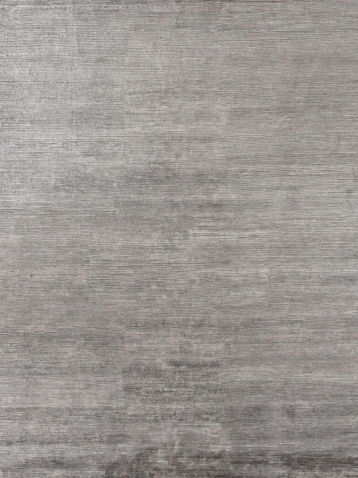 Exquisite Rugs Crush Hand Knotted Bamboo Silk in 3301 Silver/Dark Silver 8' x 10' Area Rug