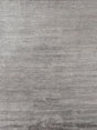 Exquisite Rugs Crush Hand Knotted Bamboo Silk in 3301 Silver/Dark Silver 8' x 10' Area Rug