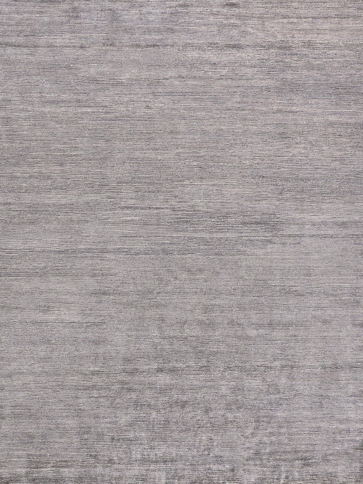 Exquisite Rugs Crush Hand Knotted Bamboo Silk in 3302 Dark Silver/Silver 8' x 10' Area Rug