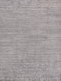 Exquisite Rugs Crush Hand Knotted Bamboo Silk in 3302 Dark Silver/Silver 9' x 12' Area Rug
