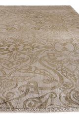 Exquisite Rugs Koda Hand Loomed Bamboo Silk in 3324 Light Beige 9' x 12' Area Rug