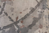 Exquisite Rugs Koda Hand Loomed Bamboo Silk in 3330 Copper/Charcoal 10' x 14' Area Rug