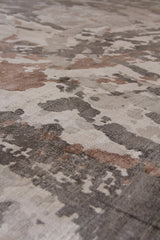 Exquisite Rugs Koda Hand Loomed Bamboo Silk in 3330 Copper/Charcoal 10' x 14' Area Rug
