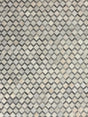 Exquisite Rugs Natural Hide Handmade Leather Hide in 3334 Ivory/Silver 5' x 8' Area Rug