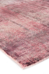 Exquisite Rugs Koda Hand Loomed Bamboo Silk in 3351 Pink 9' x 12' Area Rug