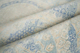Exquisite Rugs Fine Mamluk Hand Knotted Bamboo Silk in 3371 Blue 8' x 10' Area Rug