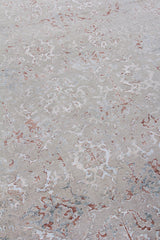 Exquisite Rugs Beverly Hand Knotted Wool/Bamboo Silk in 3373 Light Blue/Gray 10' x 14' Area Rug