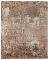 Exquisite Rugs Koda Hand Loomed Bamboo Silk in 3378 Beige/Ivory 9' x 12' Area Rug