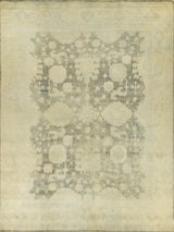 Exquisite Rugs Antique Weave Oushak Hand Knotted New Zealand Wool in 3381 Olive/Multi 10' x 14' Area Rug