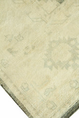 Exquisite Rugs Antique Weave Oushak Hand Knotted New Zealand Wool in 3381 Olive/Multi 10' x 14' Area Rug
