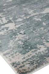 Exquisite Rugs Koda Hand Loomed Bamboo Silk in 3393 Light Blue 10' x 14' Area Rug
