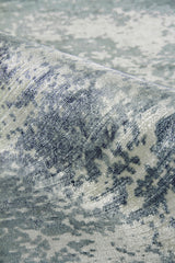 Exquisite Rugs Koda Hand Loomed Bamboo Silk in 3393 Light Blue 10' x 14' Area Rug
