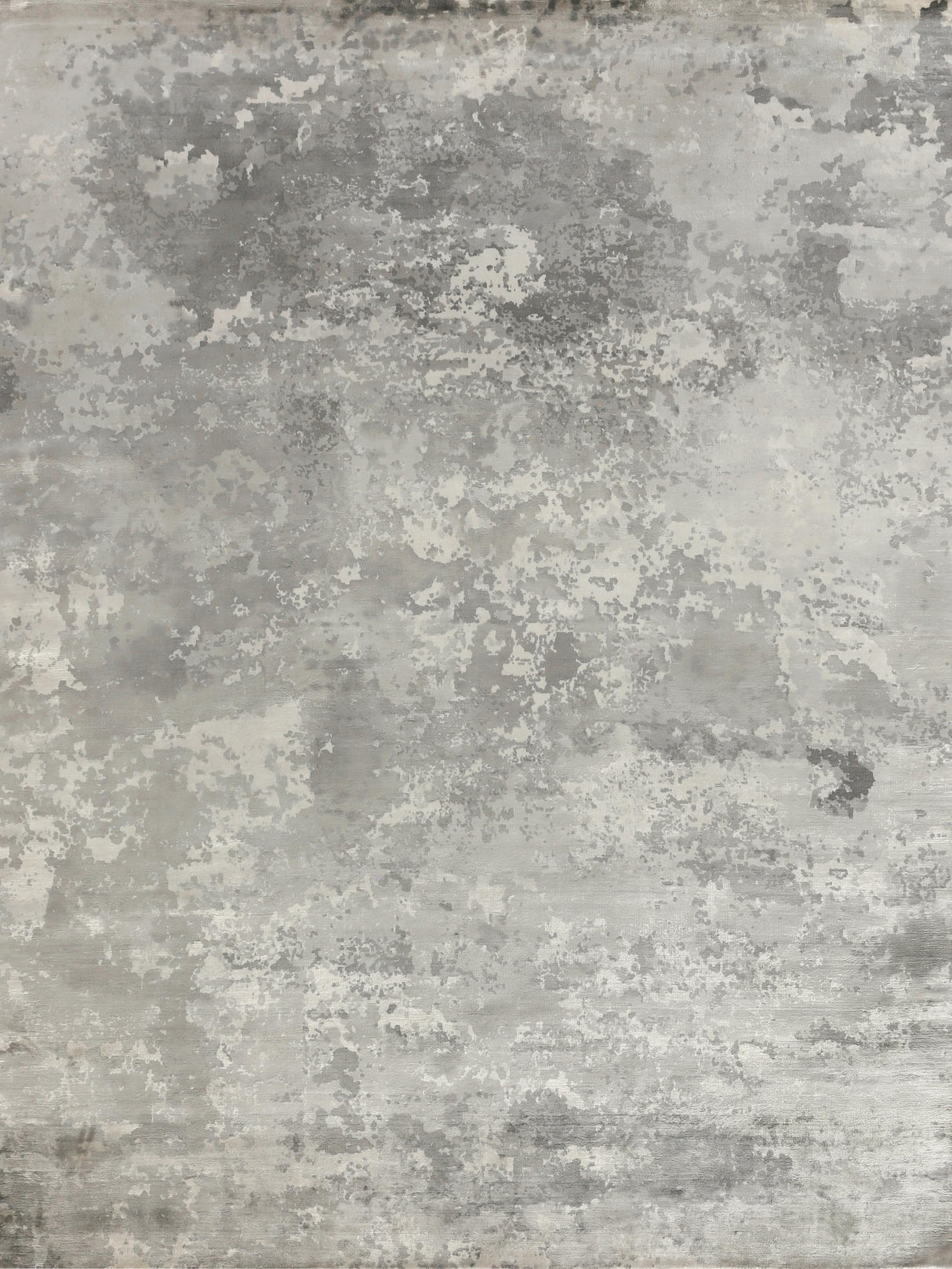 Exquisite Rugs Koda Hand Loomed Bamboo Silk in 3395 Silver 10' x 14' Area Rug