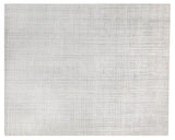Exquisite Rugs Robin Embossed Hand Loomed Bamboo Silk/Wool in 3407 White 12' x 15' Area Rug