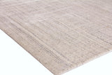 Exquisite Rugs Robin Embossed Hand Loomed Bamboo Silk/Wool in 3407 White 12' x 15' Area Rug