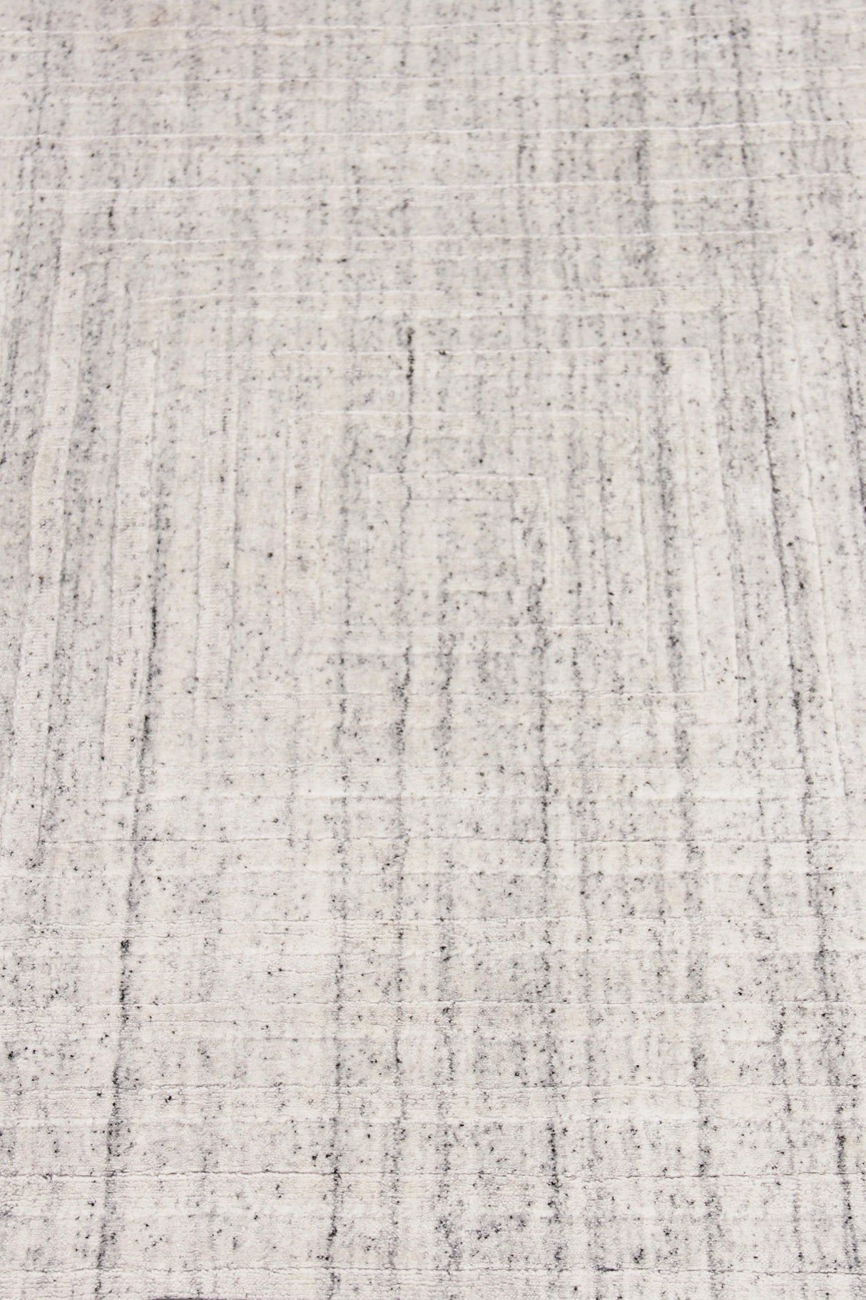 Exquisite Rugs Robin Embossed Hand Loomed Bamboo Silk/Wool in 3407 White 12' x 15' Area Rug