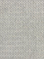 Exquisite Rugs Berlin Hand Tufted Leather/Viscose in 3413 Silver/Ivory 8' x 10' Area Rug