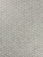 Exquisite Rugs Berlin Hand Tufted Leather/Viscose in 3416 Silver/Ivory 5' x 8' Area Rug