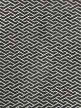 Exquisite Rugs Berlin Hand Tufted Leather/Viscose in 3417 Charcoal/Ivory 8' x 11' Area Rug