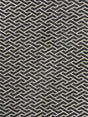 Exquisite Rugs Berlin Hand Tufted Leather/Viscose in 3417 Charcoal/Ivory 8' x 11' Area Rug
