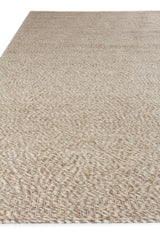 Exquisite Rugs Woven Earth Flatweave New Zealand Wool in 3425 Beige 6' x 9' Area Rug